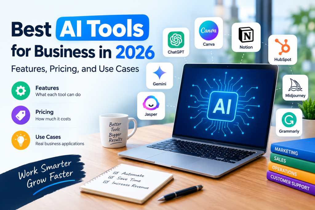 Best AI Tools for Business in 2026 Features, Pricing, and Use Cases