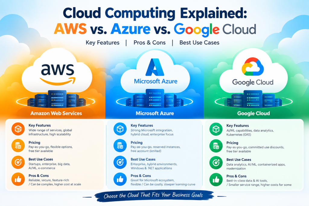 Cloud Computing Explained AWS vs. Azure vs. Google Cloud